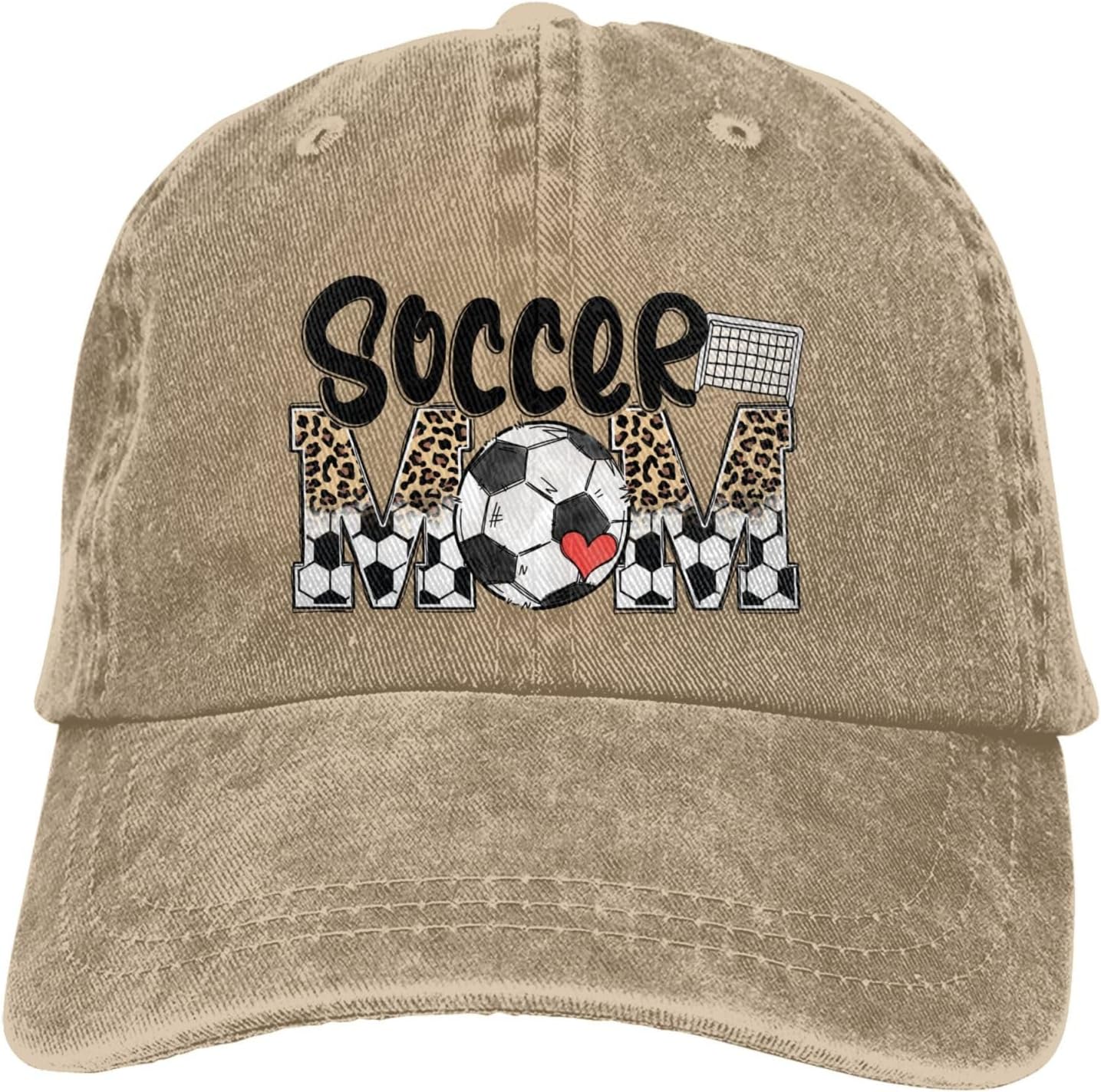 Golf Cap Dad - Softball Leopard Love Baseball Cap Golf