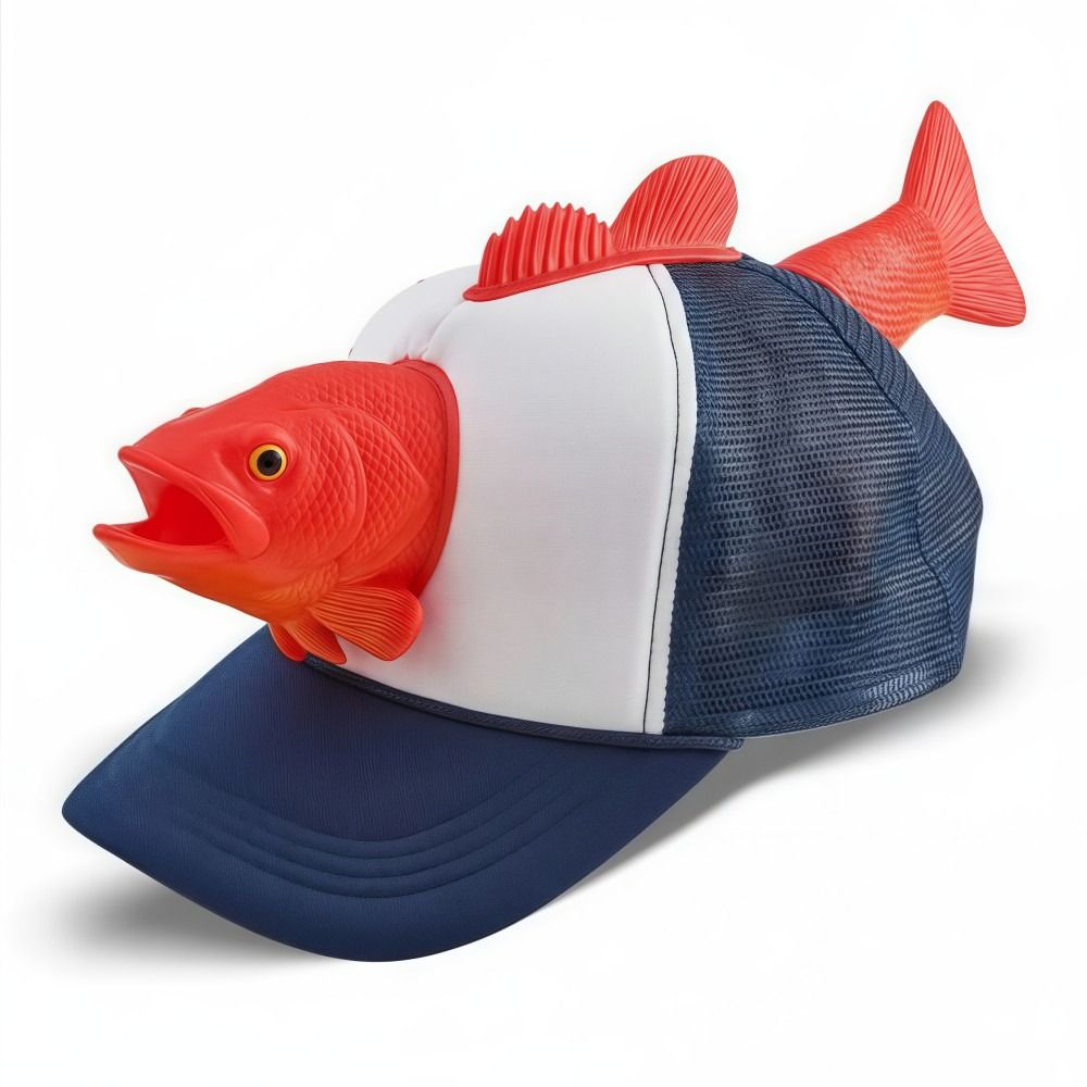 Funny 3D Fish Animal Trucker H - đánh giá và giá Trucker Cap Mesh