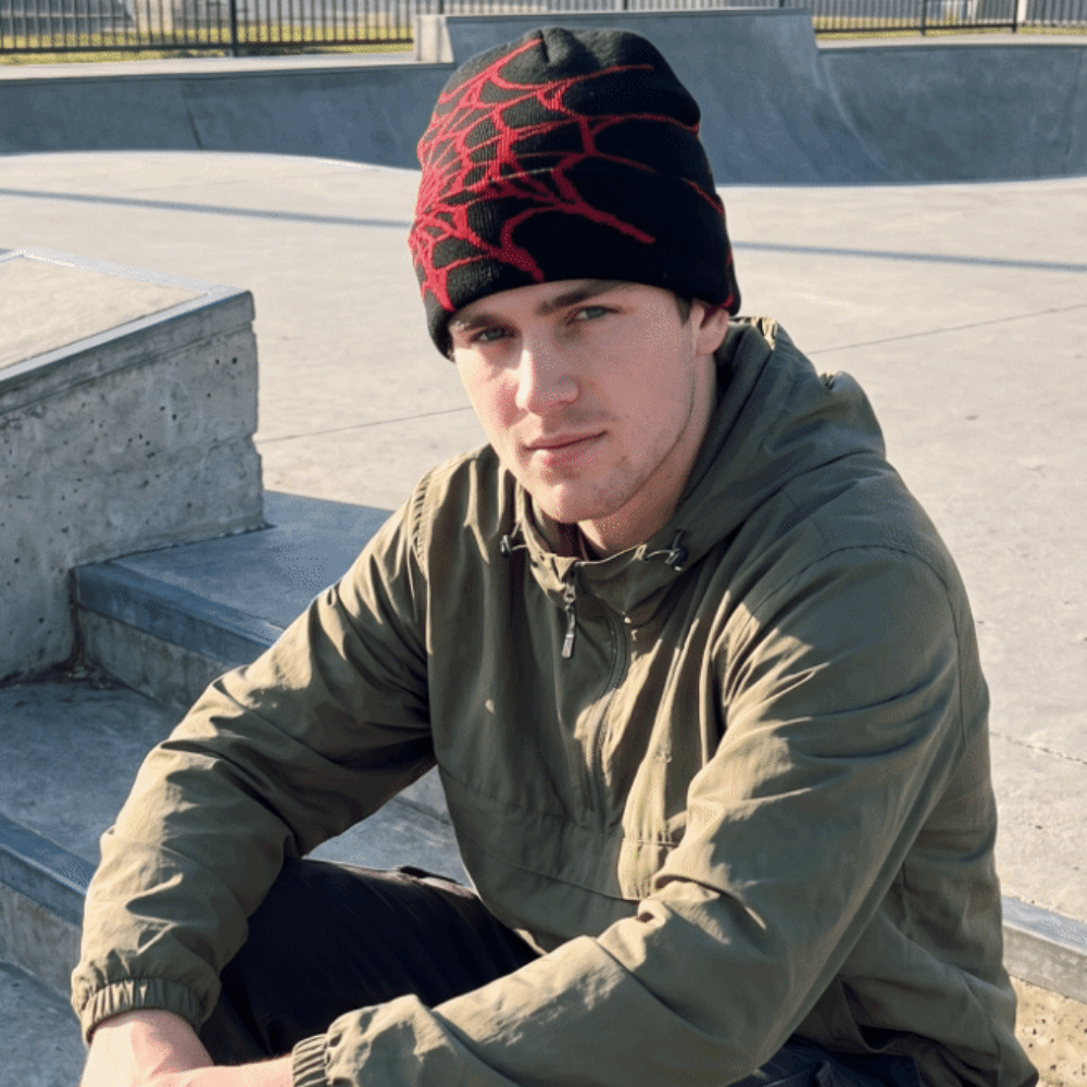 Vintage Soft Spider Web Patter - đánh giá và giá Beanie Cuffed Knit
