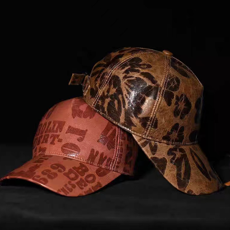 Letters Printed Leather Baseba - đánh giá và giá Baseball Cap Structured