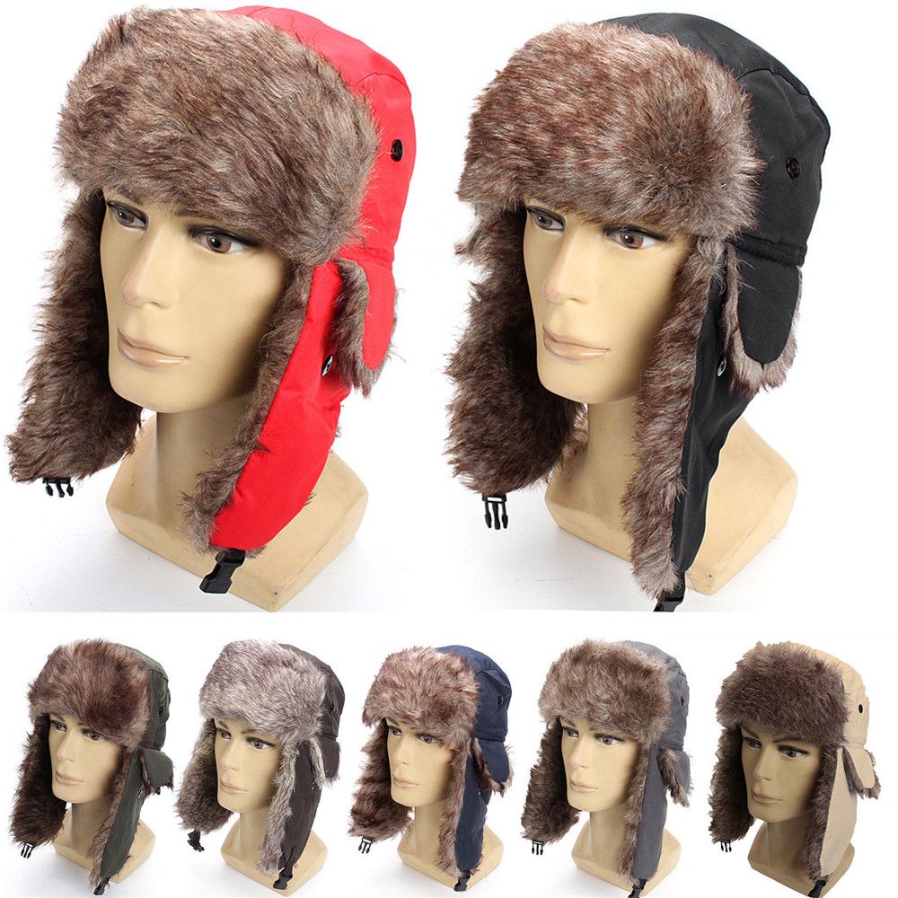Warm Winter Fur Earflap Ski Ha - đánh giá và giá Trapper Hat Ear Flap