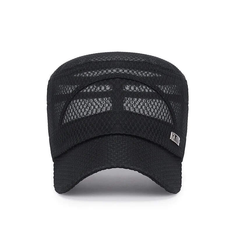 New Iron Label Full Net Breath - đánh giá và giá Snapback Hat Flat