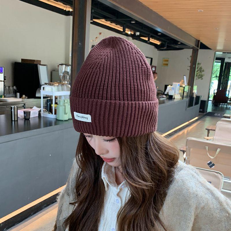 Winter Beanie Hat Label Patch  - đánh giá và giá Beanie Cuffed Knit