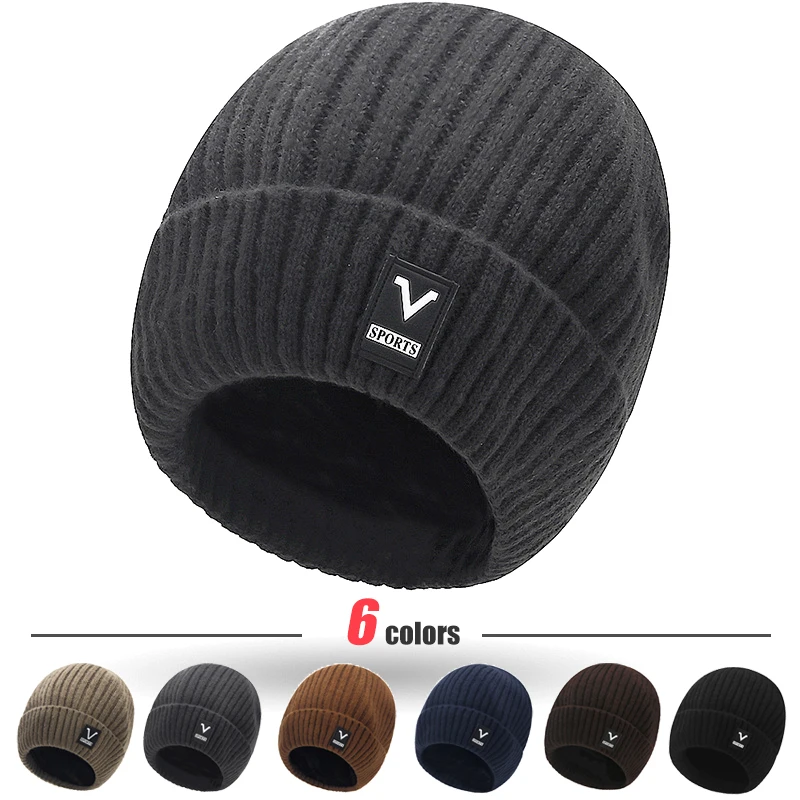Beanie Men Slouchy Knit Skull  - đánh giá và giá Beanie Cuffed Knit